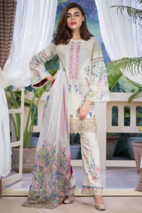 Firdous Malhar Lawn Collection 2018 – MAL-09