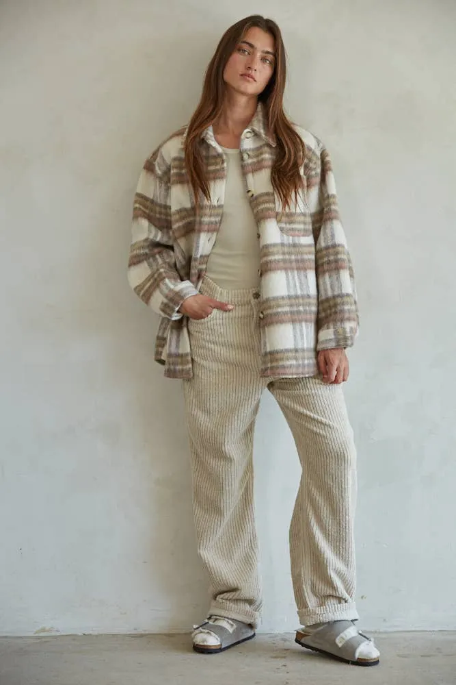 Flannel Button Down Top
