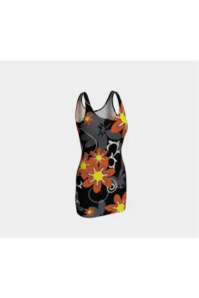 Floral Dusk Bodycon Dress