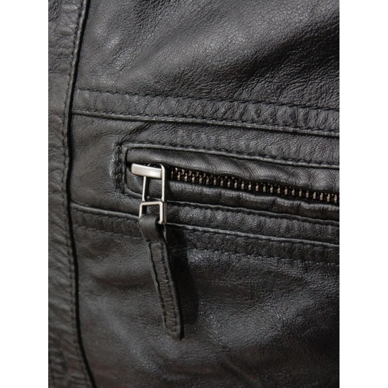 Genuine Lambskin Leather Men Jacket