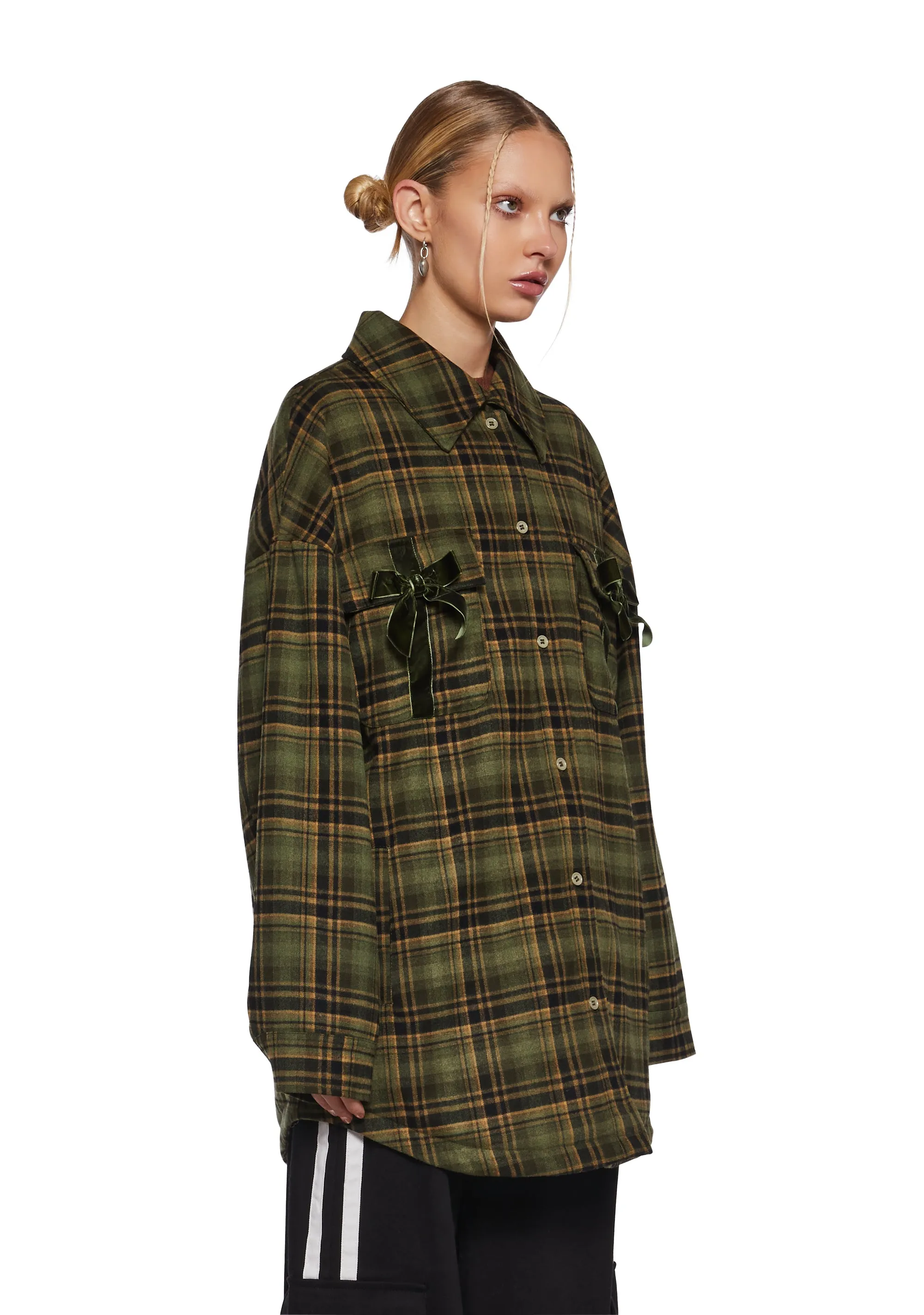 Get Hyped Plaid Shacket