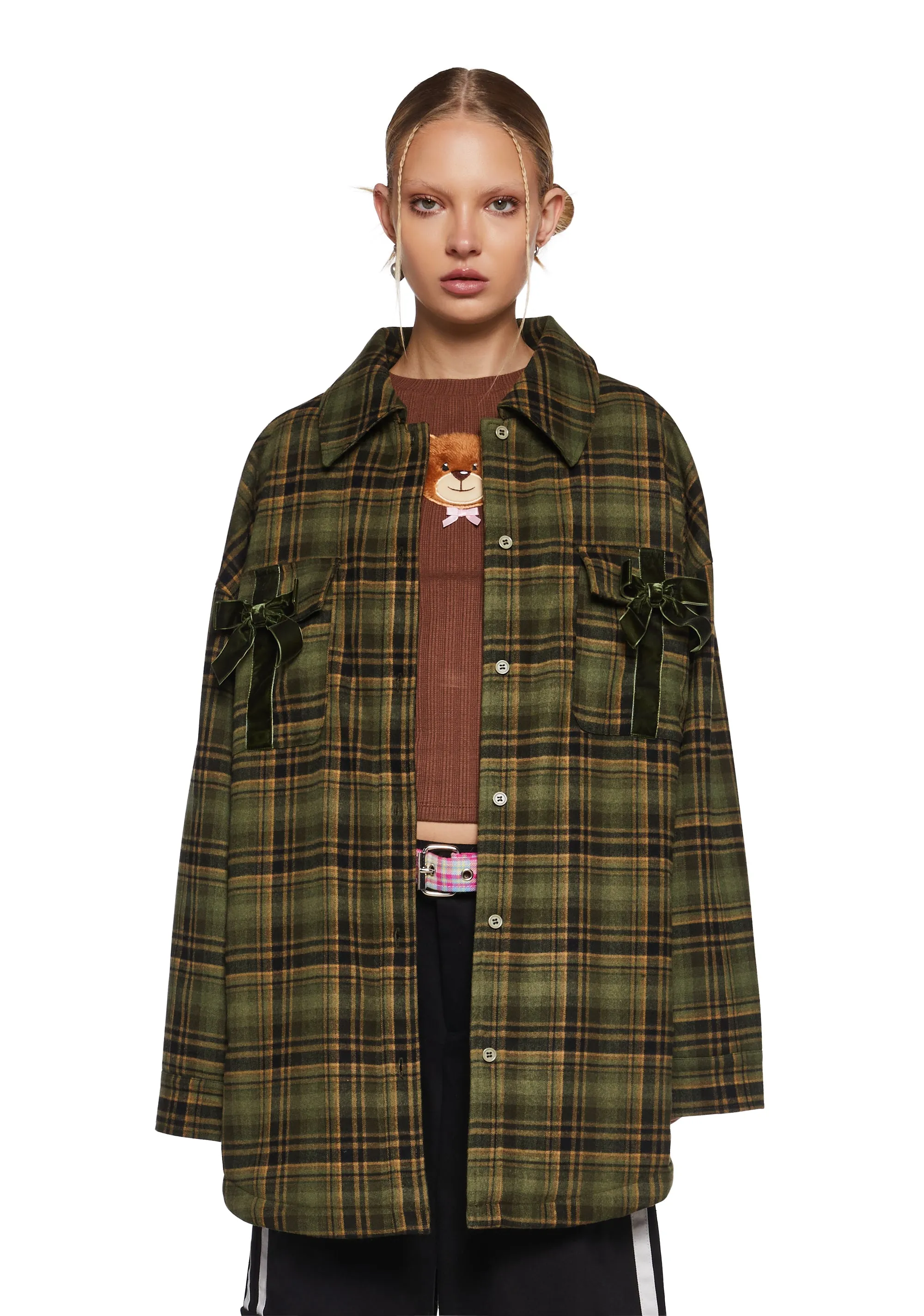 Get Hyped Plaid Shacket