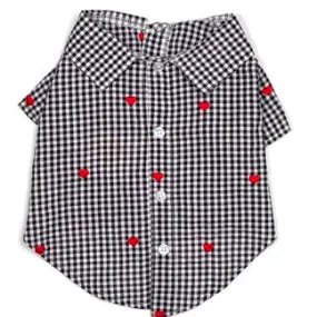 Gingham Hearts Shirt