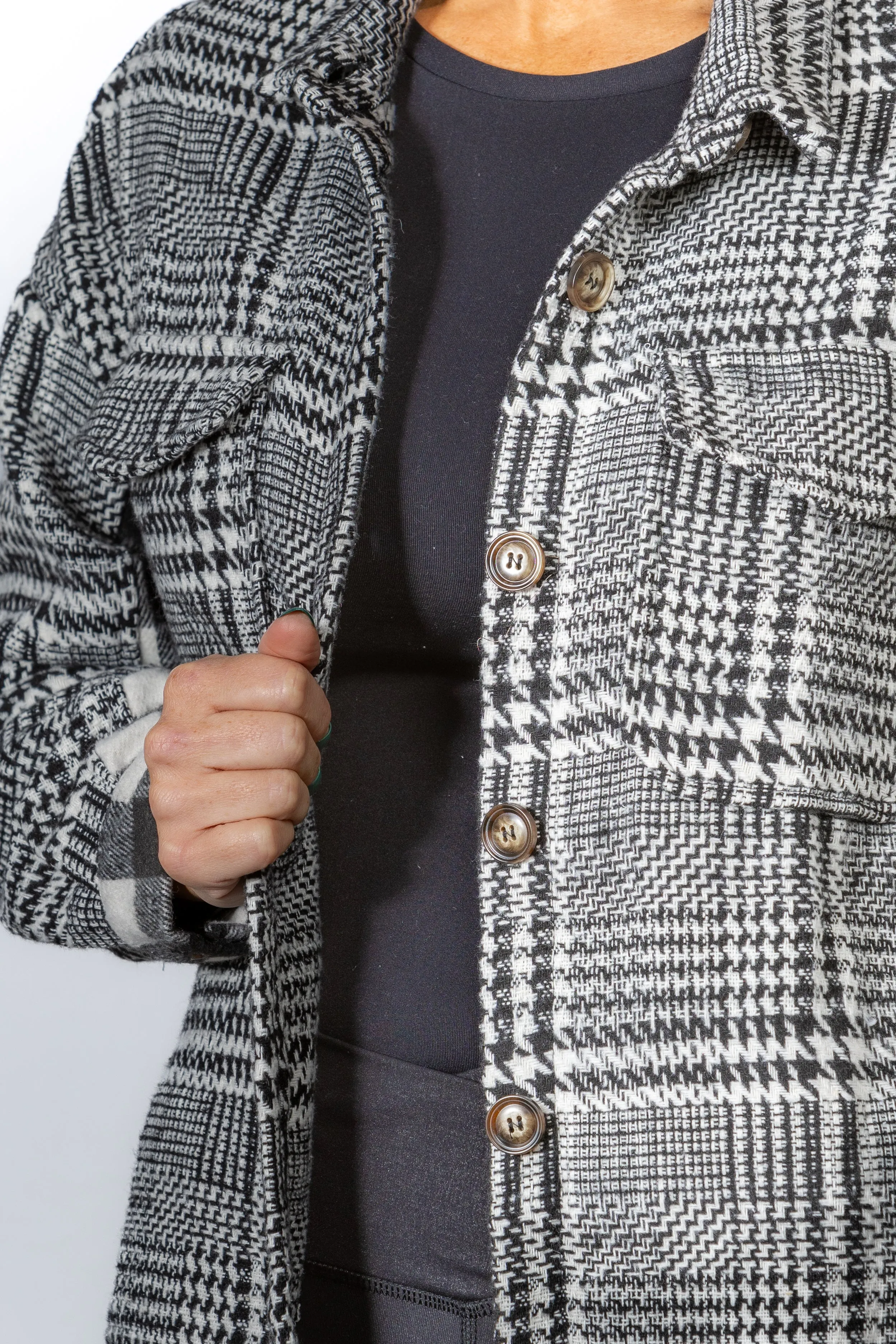 Gingham Shacket