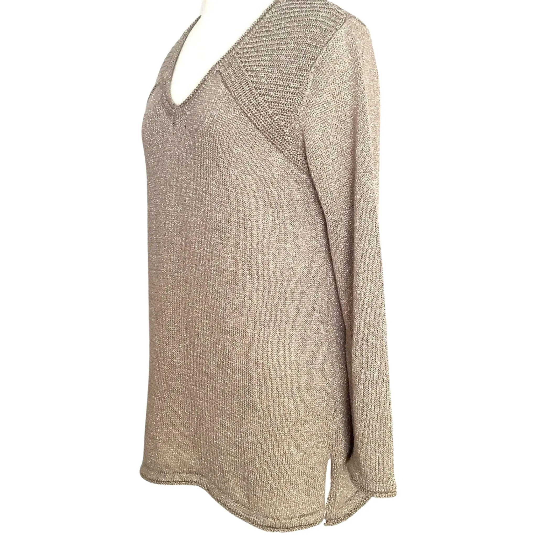 Gold Knit Pullover