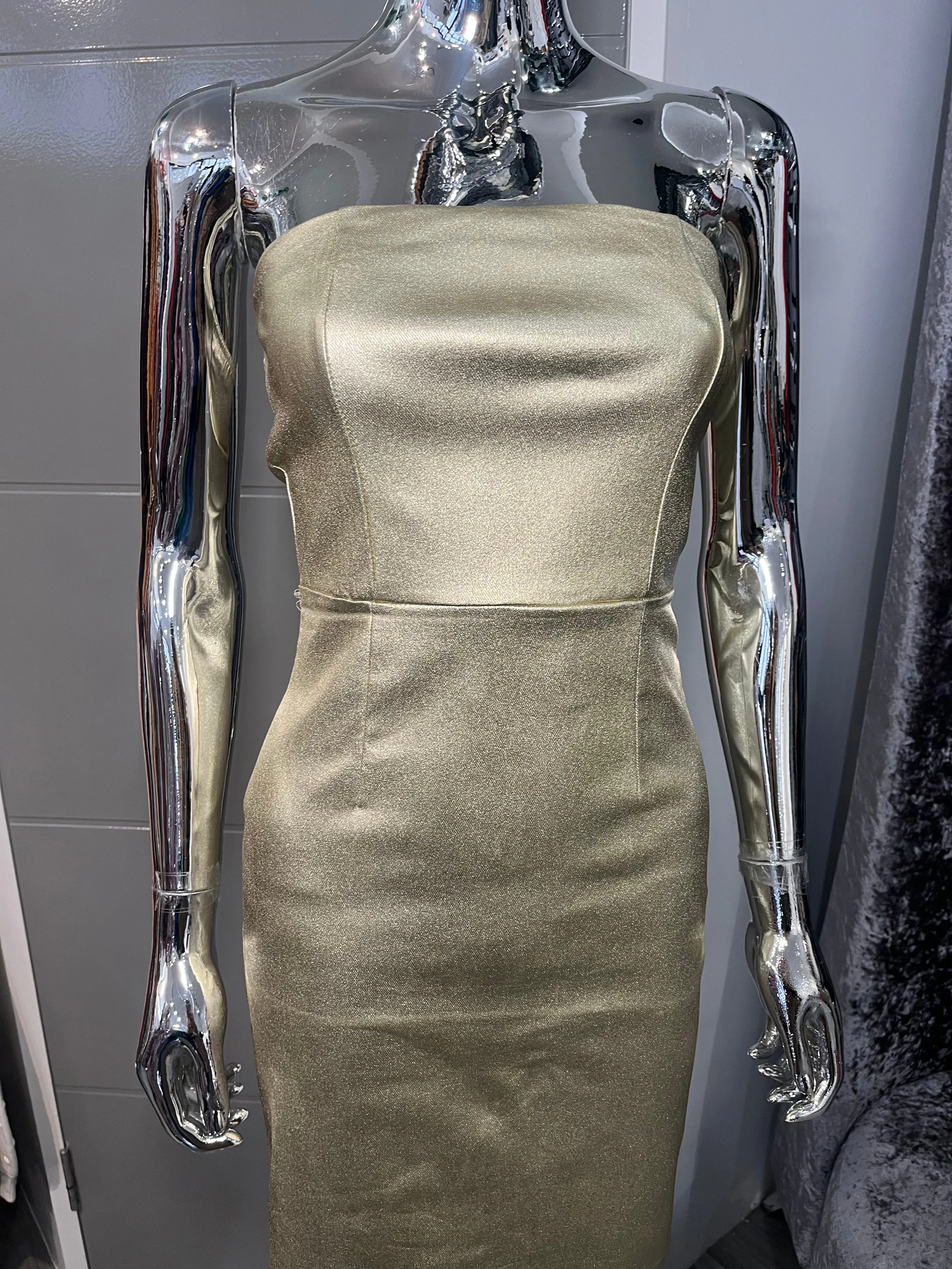 Gold Metallic Dress