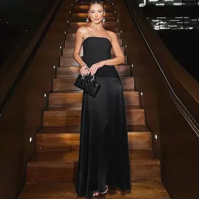 Grace Off-shoulder Strapless Sexy Maxi Dress