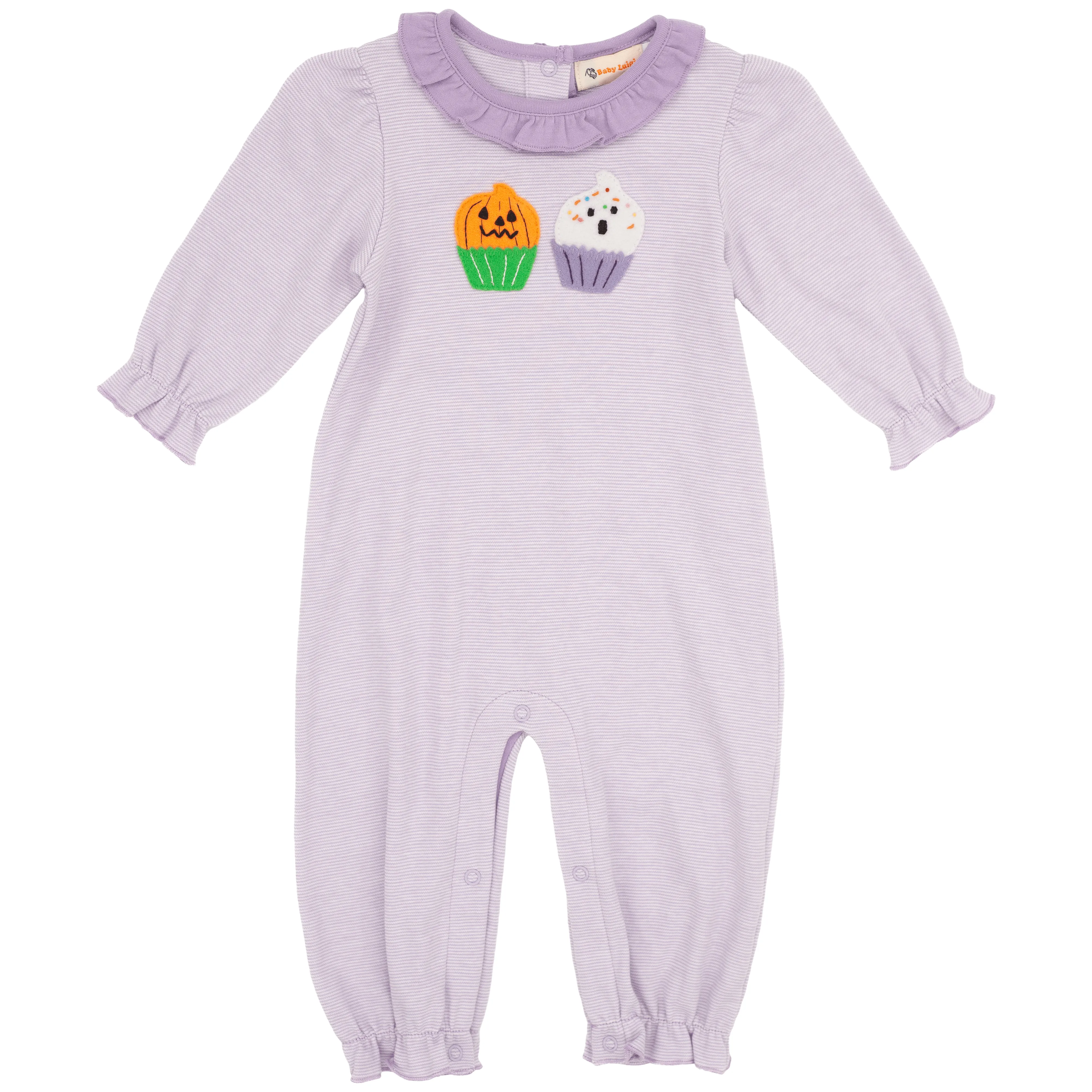 Halloween Cupcakes Ruffle Romper