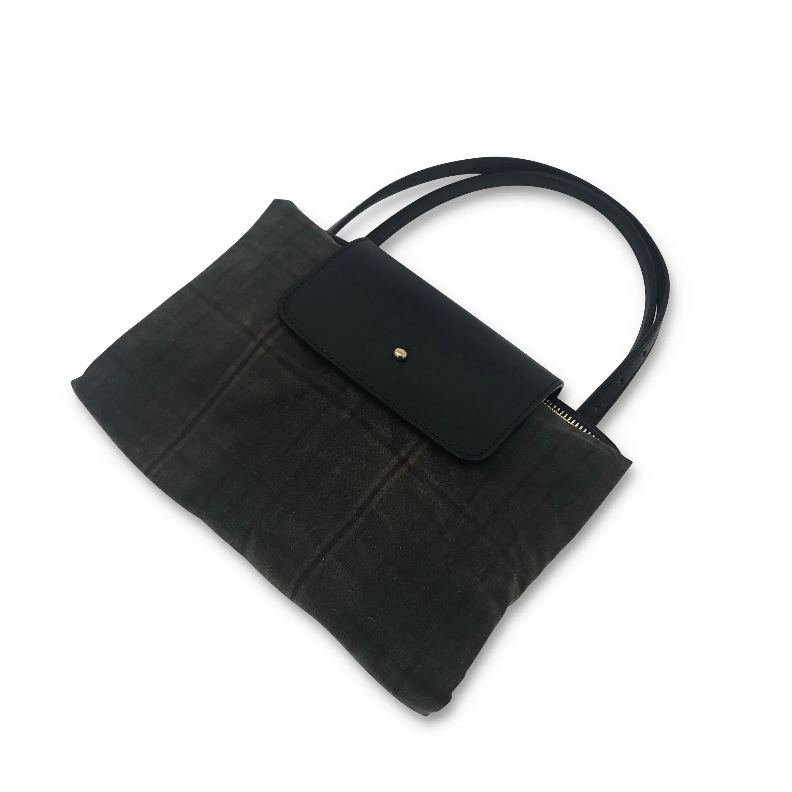 Henley Fold Up Bag - Plaid
