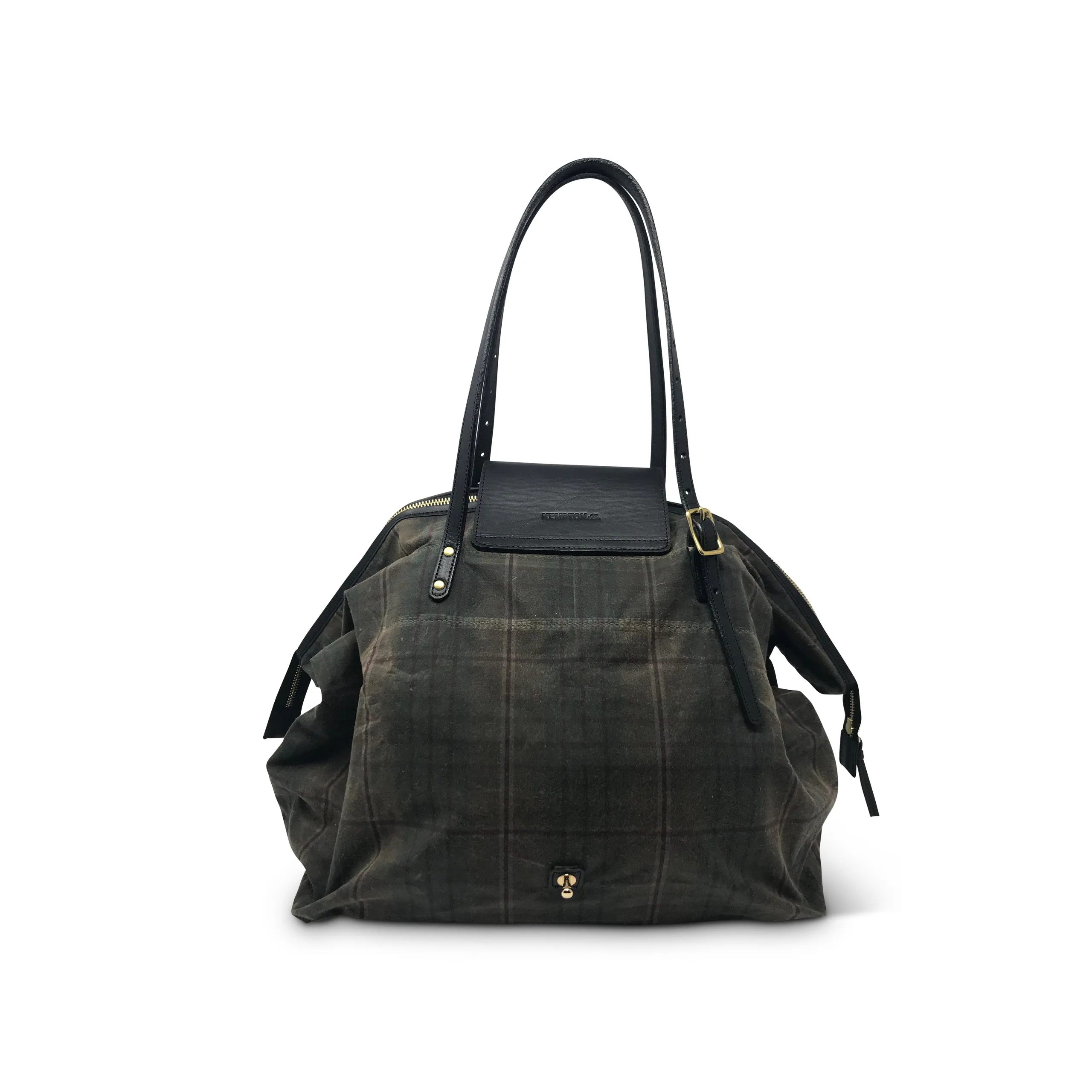 Henley Fold Up Bag - Plaid