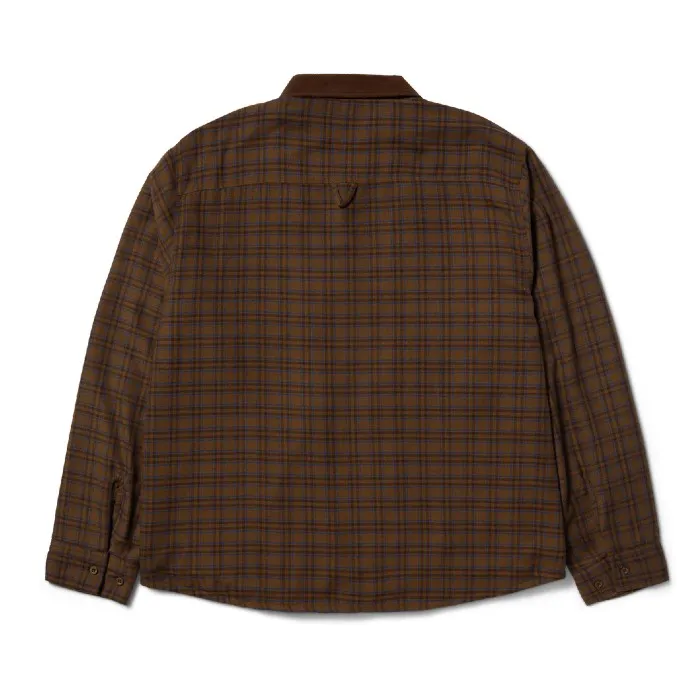 HUF WESTON FLEECE LINED SHACKET JAS - ESPRESSO