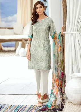 Iznik Chinon Lawn Collection Vol 3 2019 – 09 Sea Foam