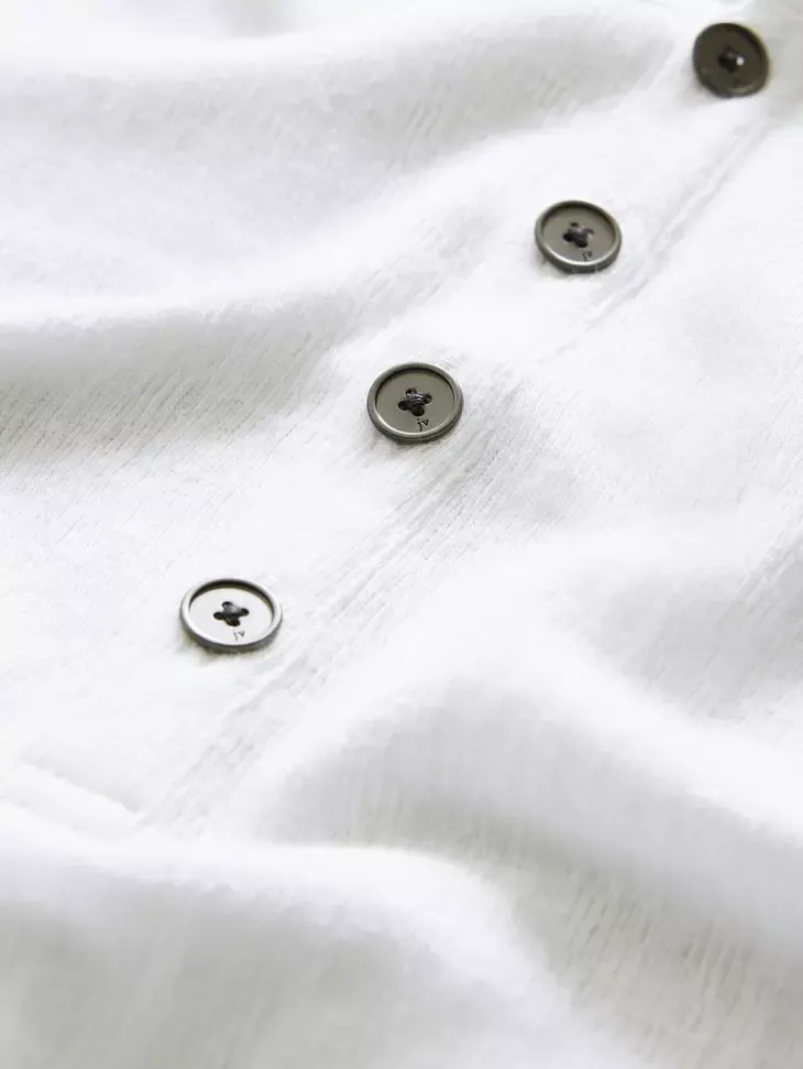 John Varvatos WALDEN LS Henley - White