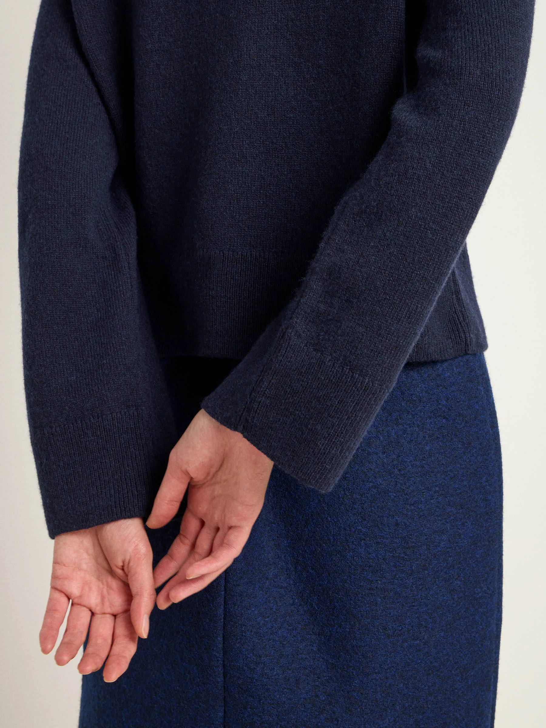 Lanius Cropped Pullover GOTS