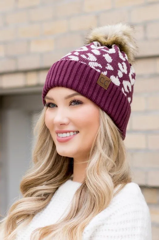 Leopard CC Beanie Hat