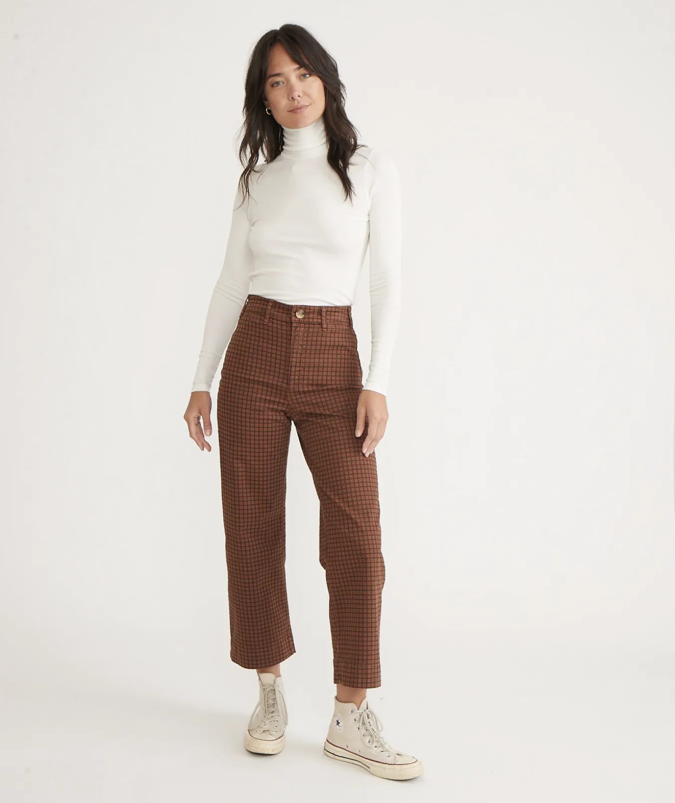 Lexi Rib Turtleneck - Antique White