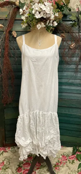 Linen slip dress
