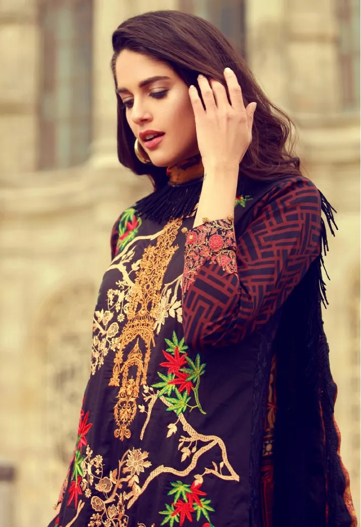 Mahiymaan Luxury Lawn 2018 – M-03
