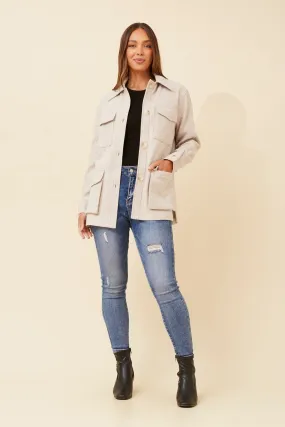 MAJE SOLID SHACKET