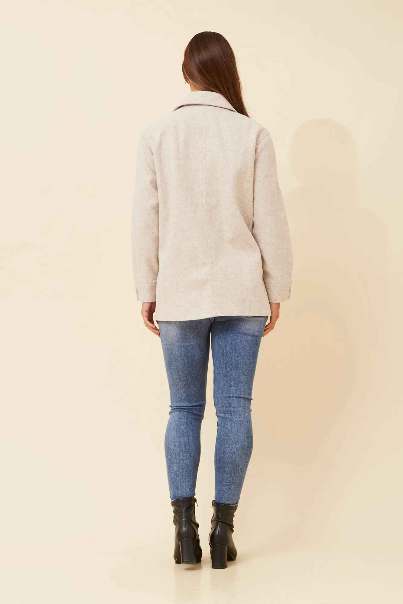 MAJE SOLID SHACKET