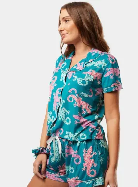Majorcan Gecko Pyjama Short Set