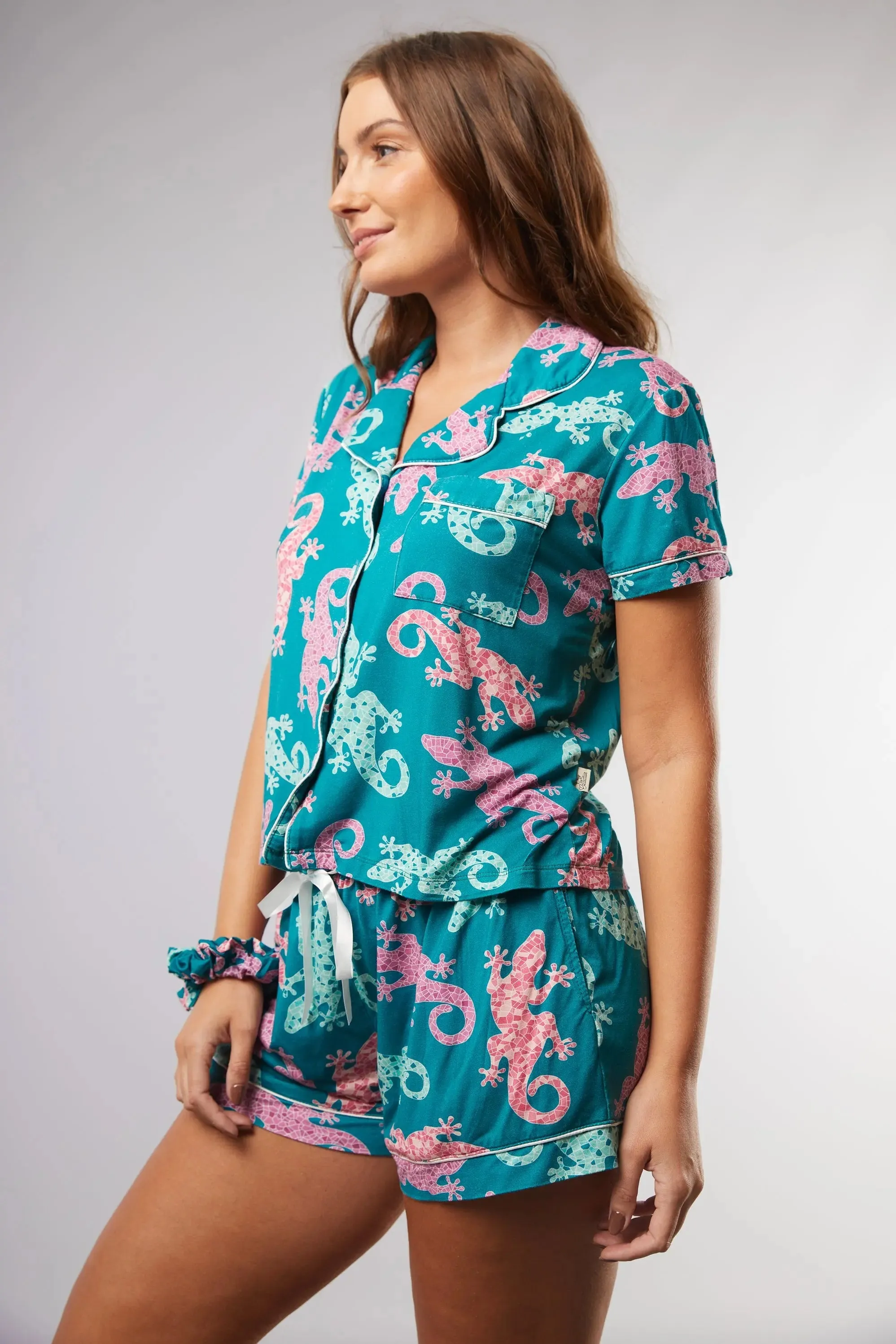 Majorcan Gecko Pyjama Short Set