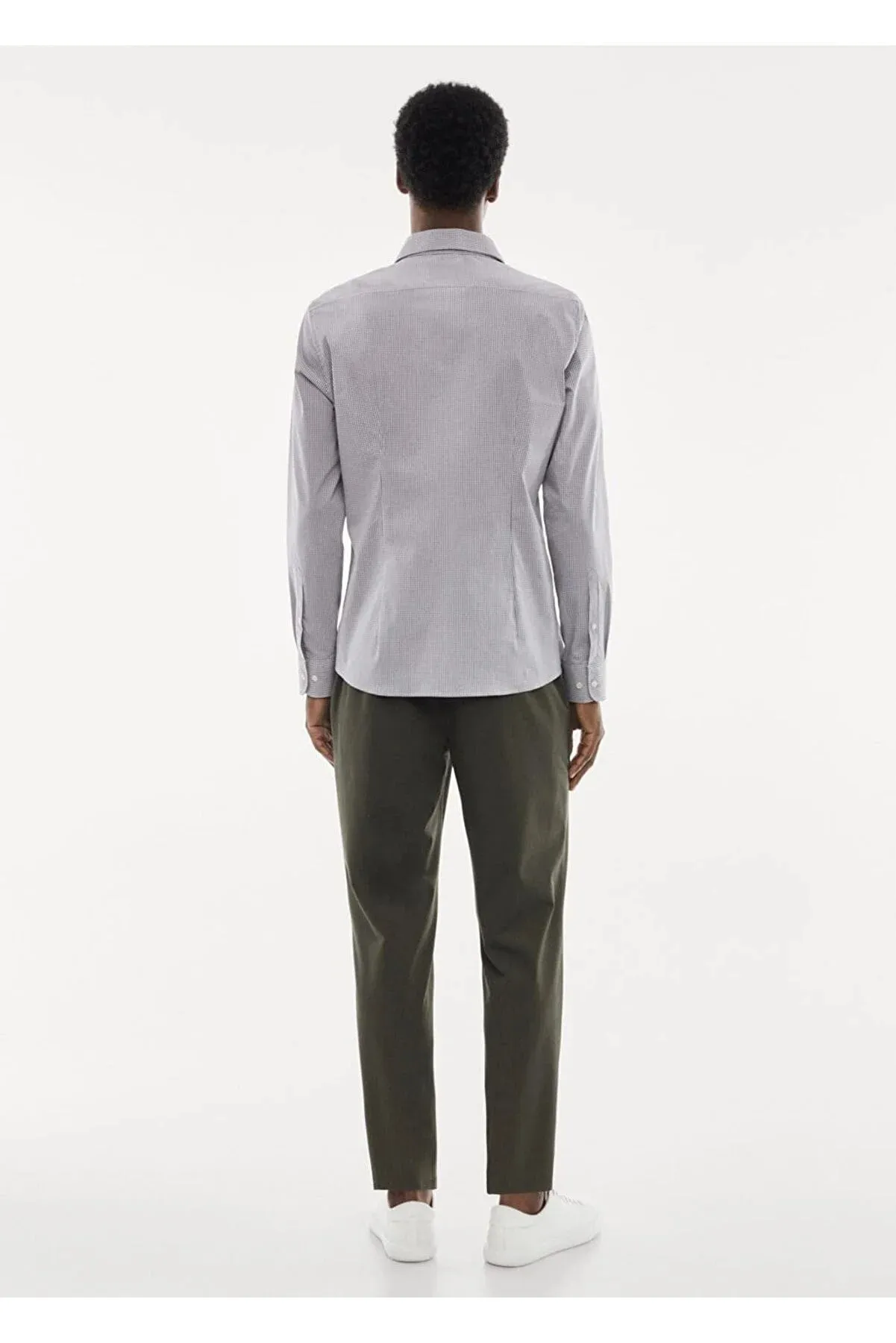 Mango Men's Grey Shirt