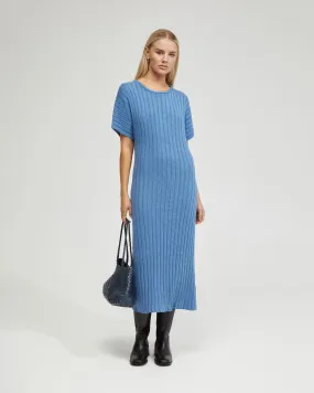 Maya Rib Short Sleeve Dress