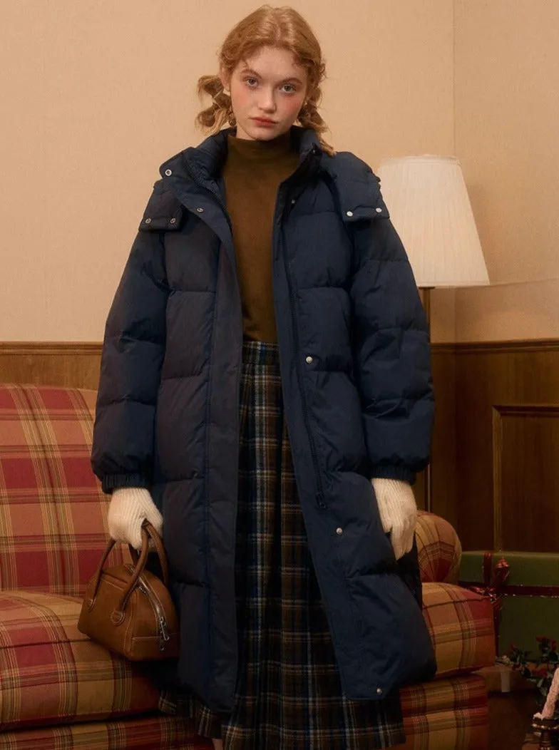 Medium duck down coat