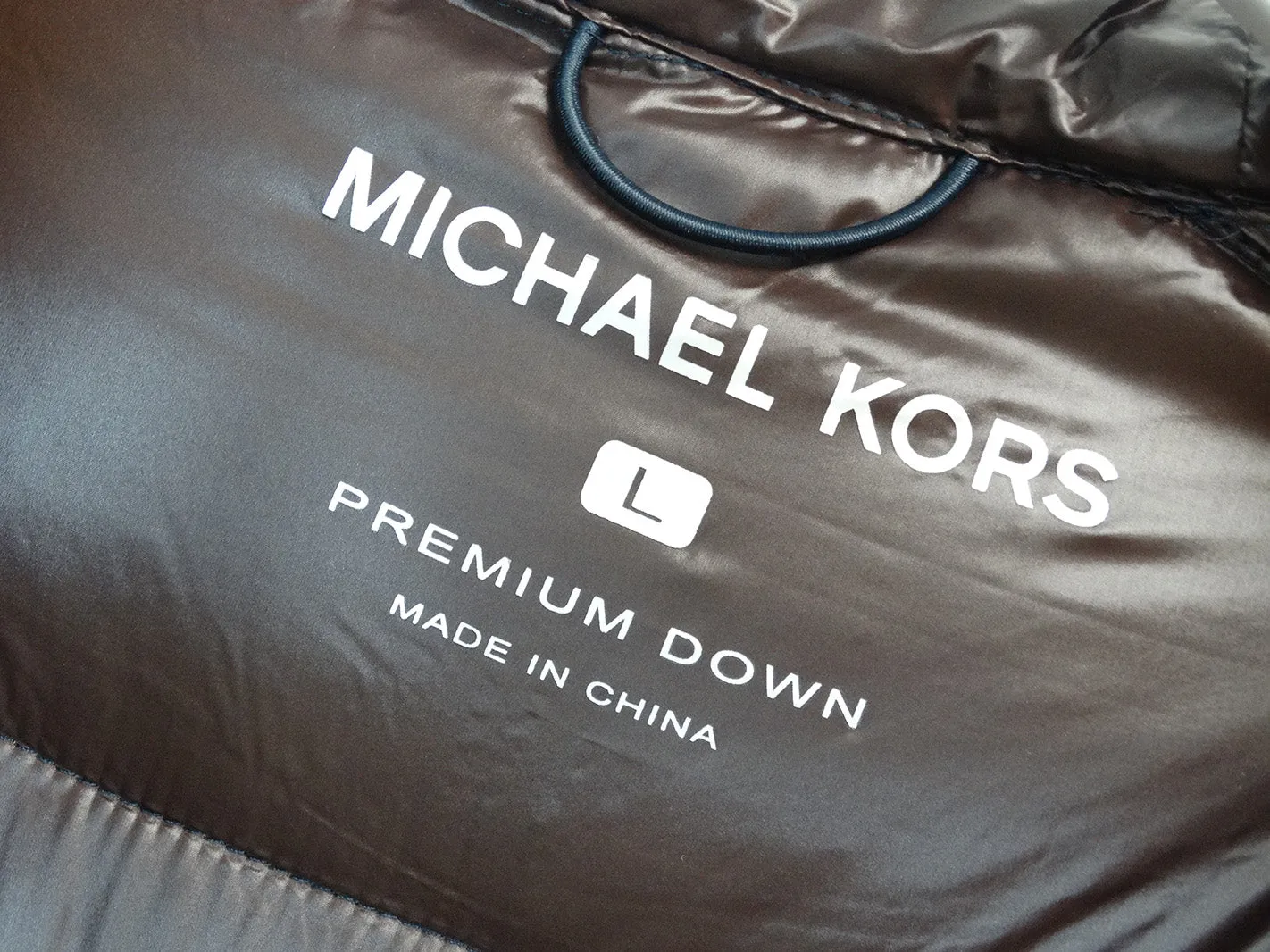 Michael Kors Men's Down Packable Puffer Jacket Midnight Blue