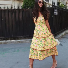 Mini Cashew Midi Dress
