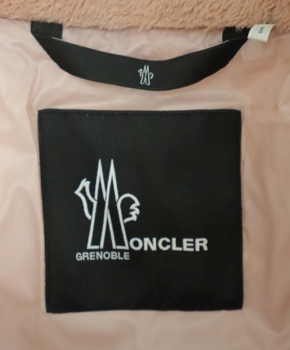 Moncler Pink Goose Down Coat sz 10