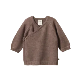 Nature Baby Merino Knit Kimono Jacket Cub Marle