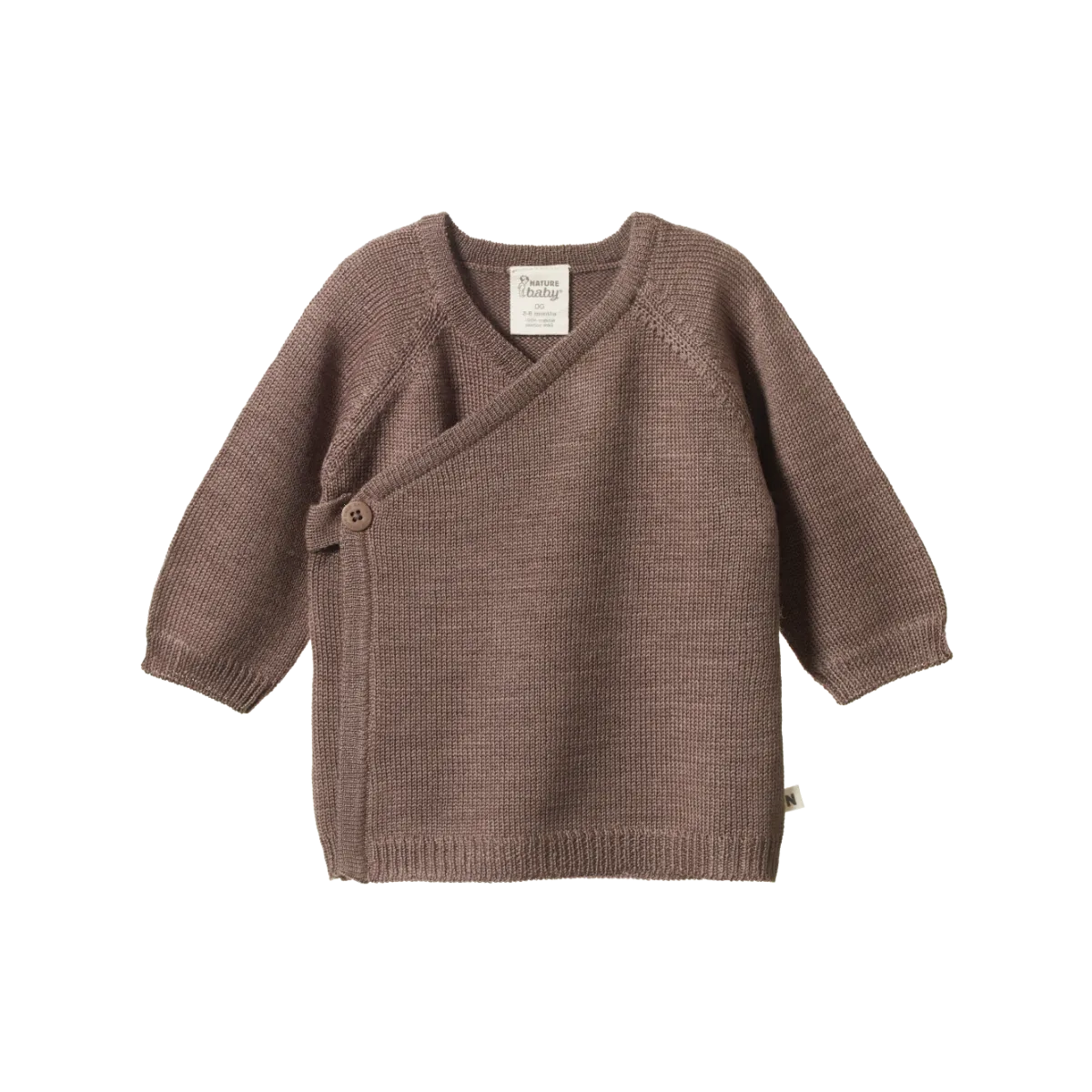 Nature Baby Merino Knit Kimono Jacket Cub Marle
