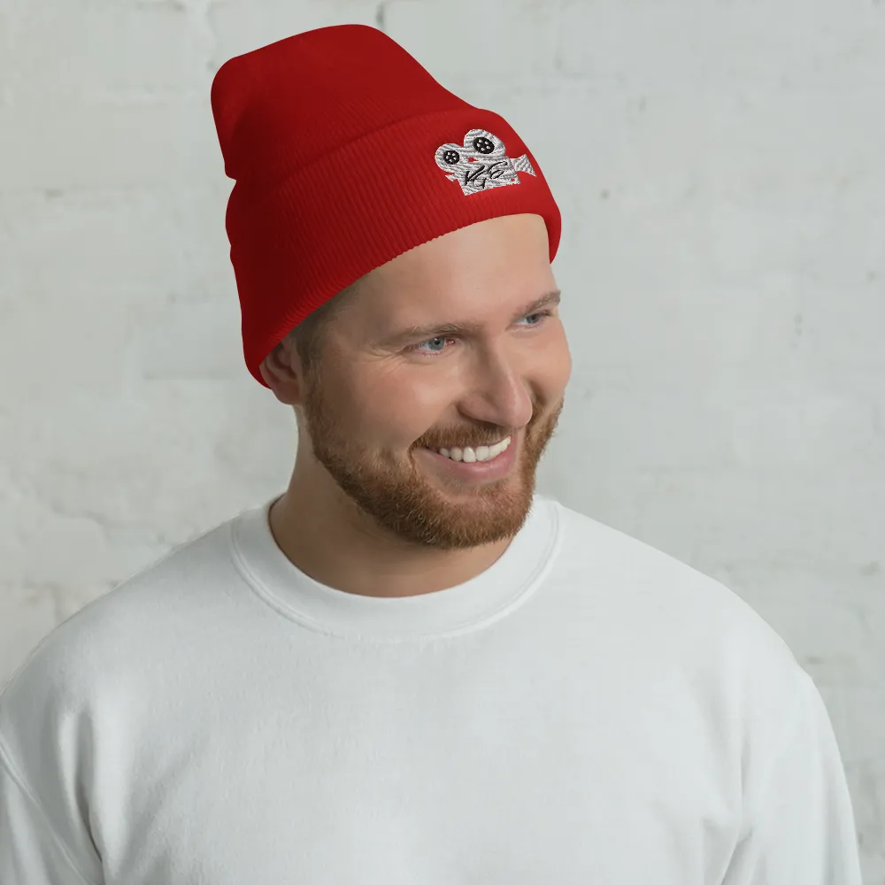 (NEW) KGE WT Movie Camera Cuffed Beanie