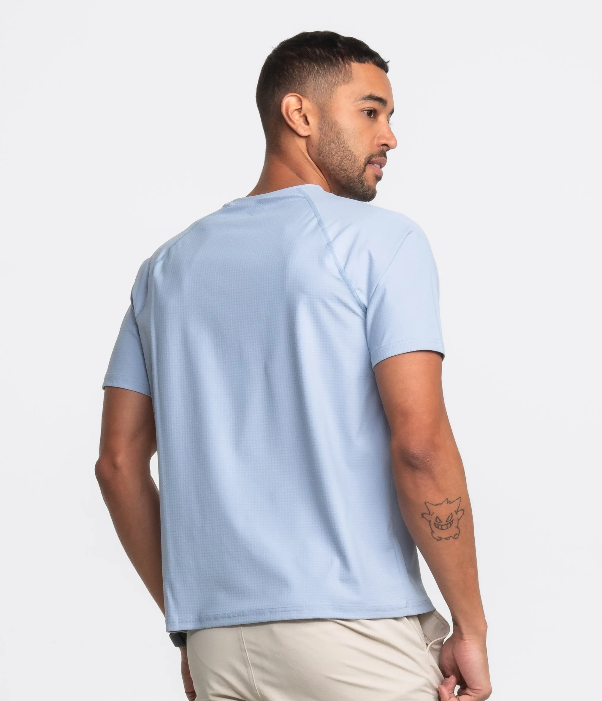 Next Level Performance Tee SS - Dusty Blue
