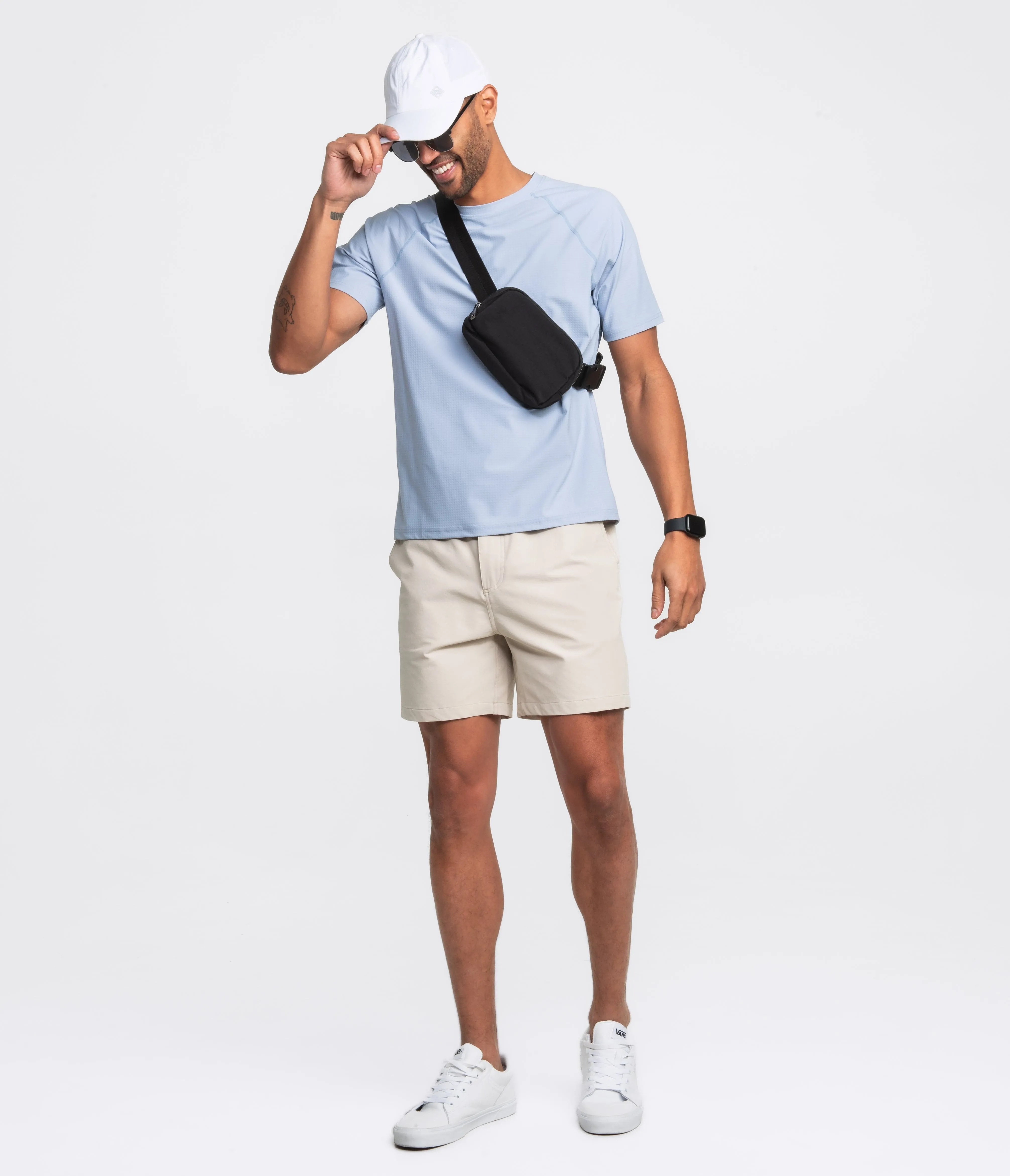 Next Level Performance Tee SS - Dusty Blue