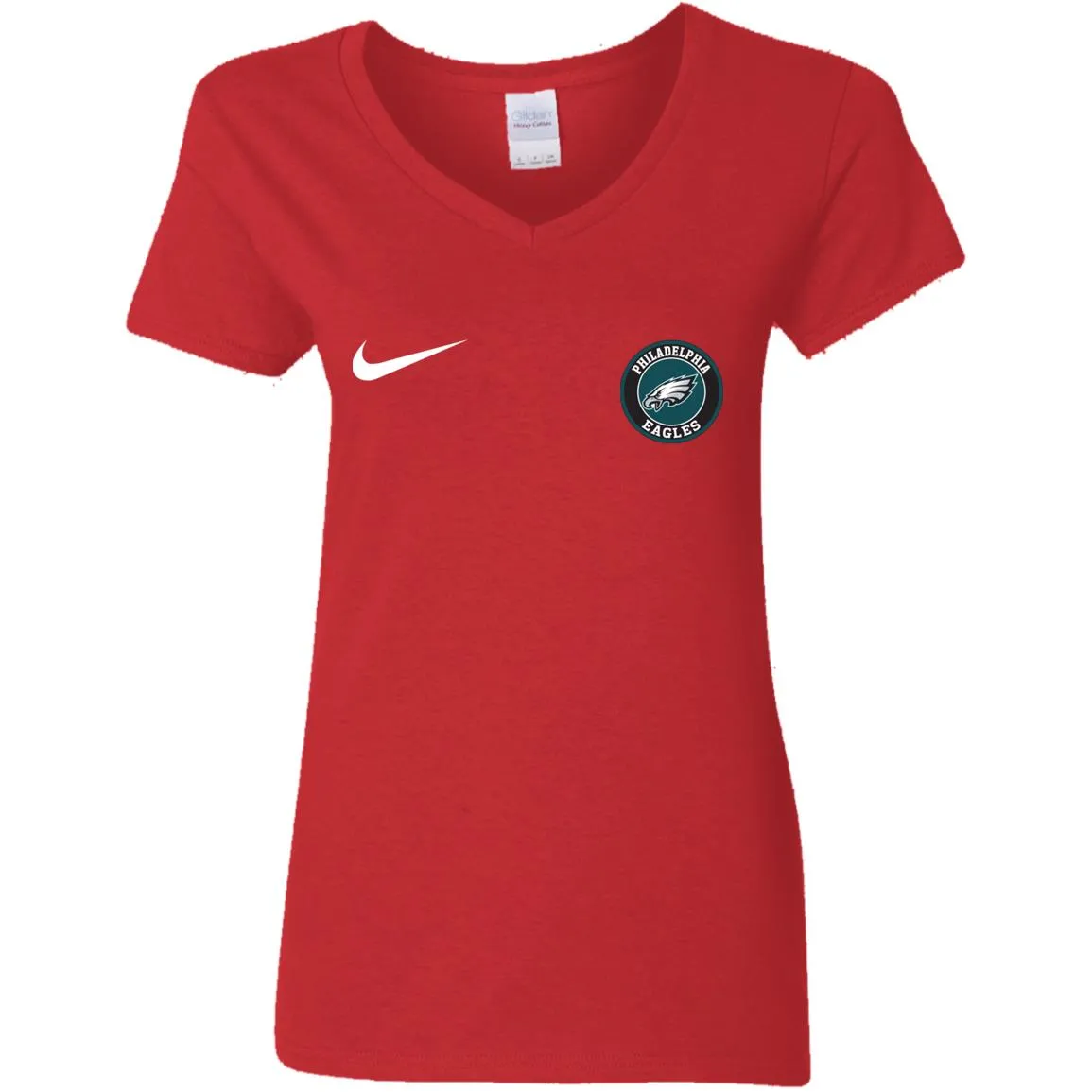 Nike Philadelphia Eagles Nfl Football Women V-Neck T-Shirt