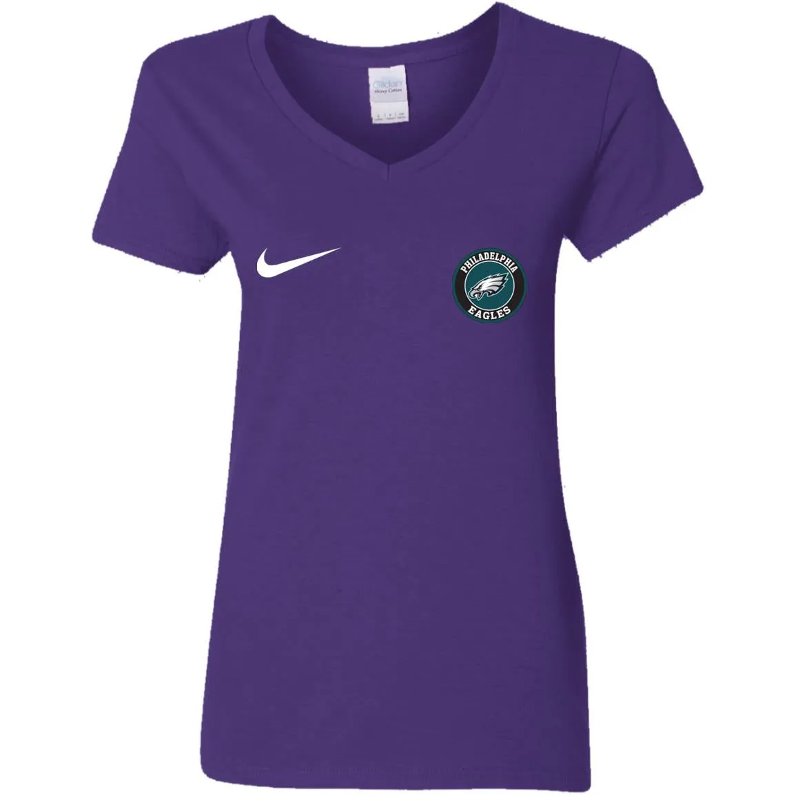 Nike Philadelphia Eagles Nfl Football Women V-Neck T-Shirt