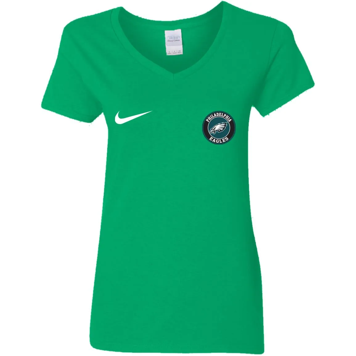 Nike Philadelphia Eagles Nfl Football Women V-Neck T-Shirt
