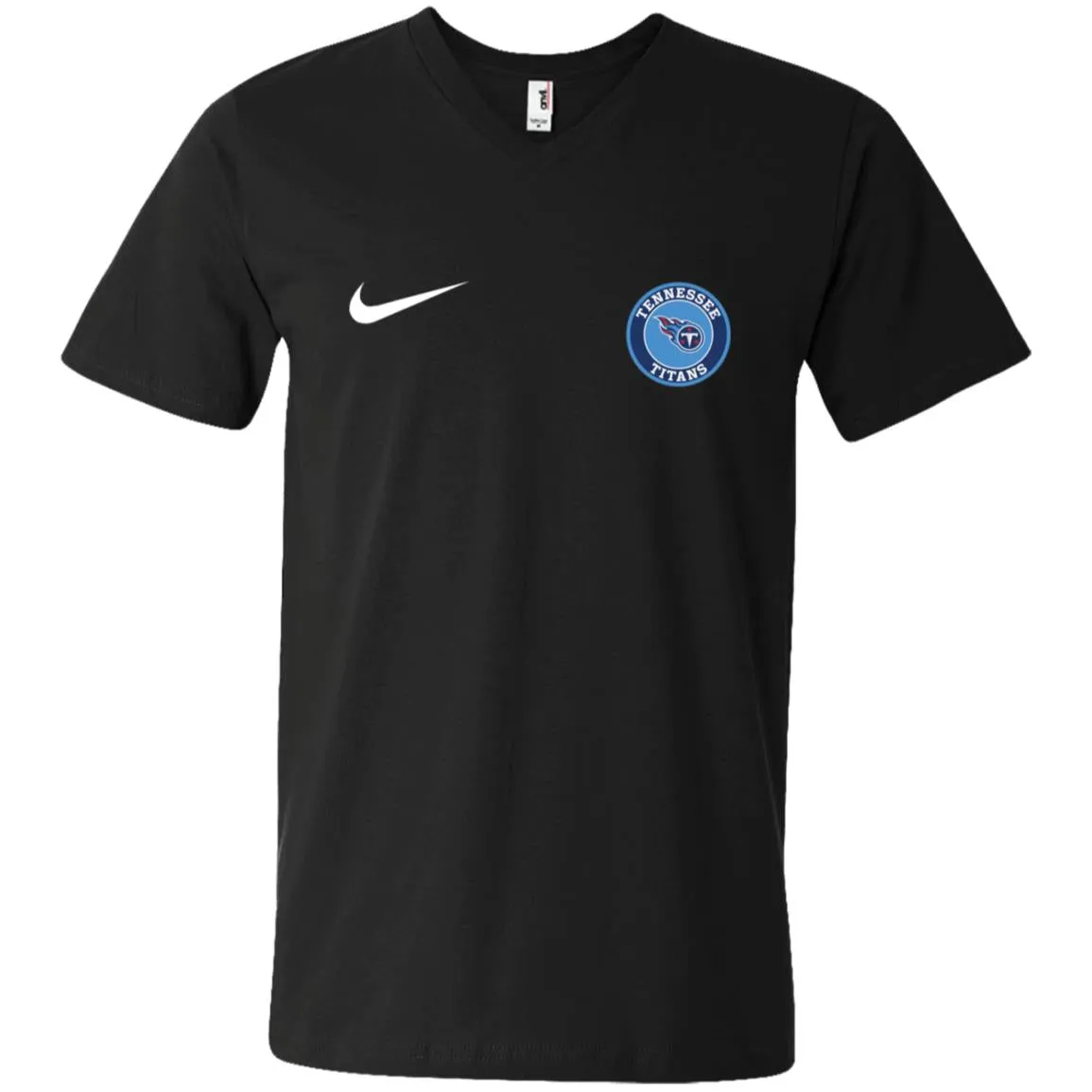 Nike Tennessee Titans Nfl Football Men V-Neck T-Shirt