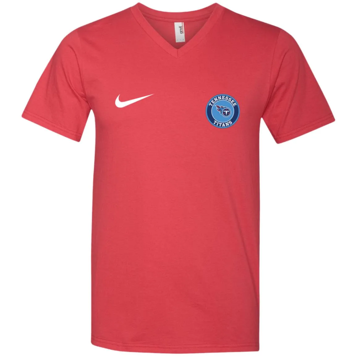 Nike Tennessee Titans Nfl Football Men V-Neck T-Shirt