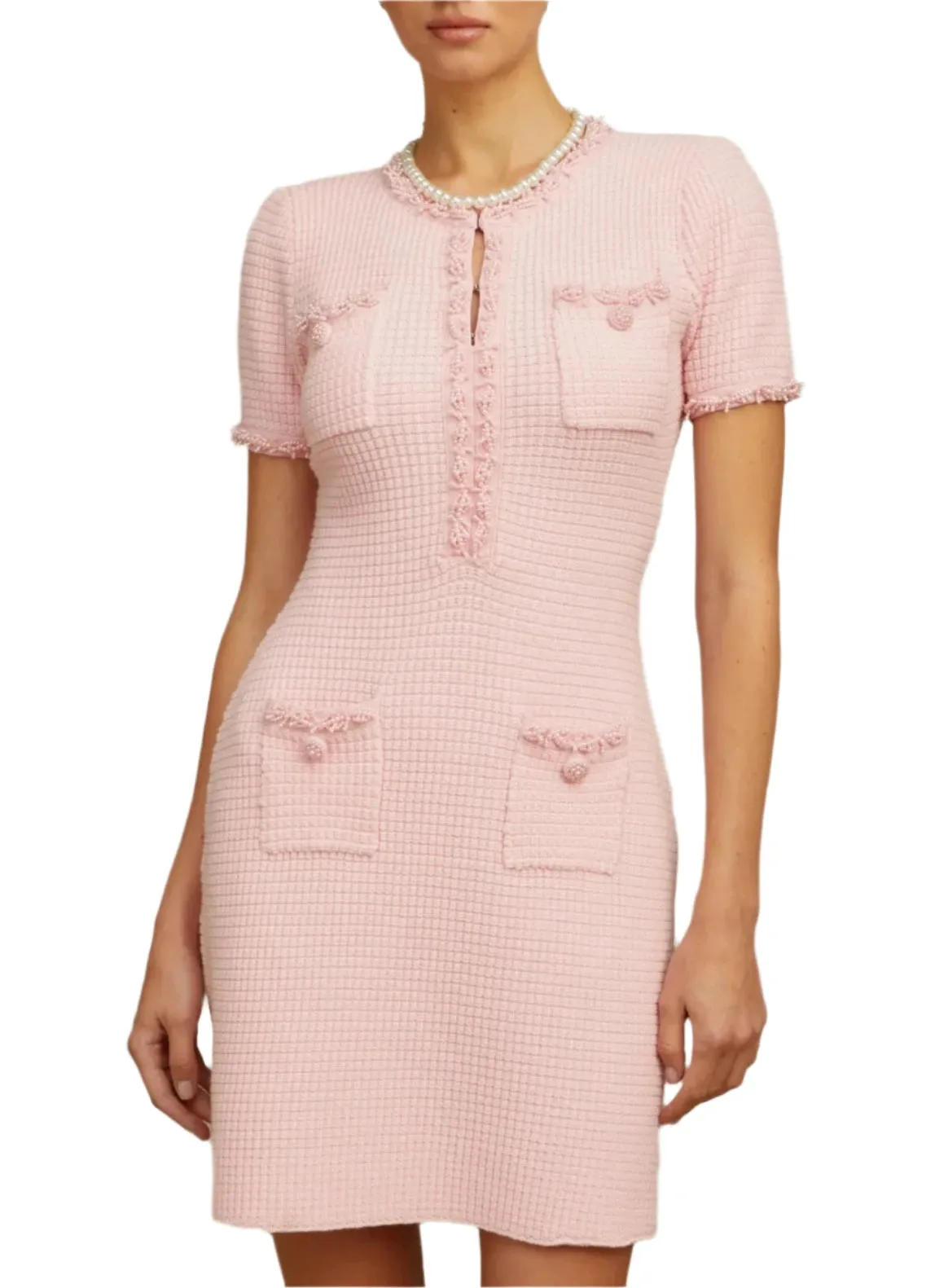 NINON BEADED KNIT MINI DRESS