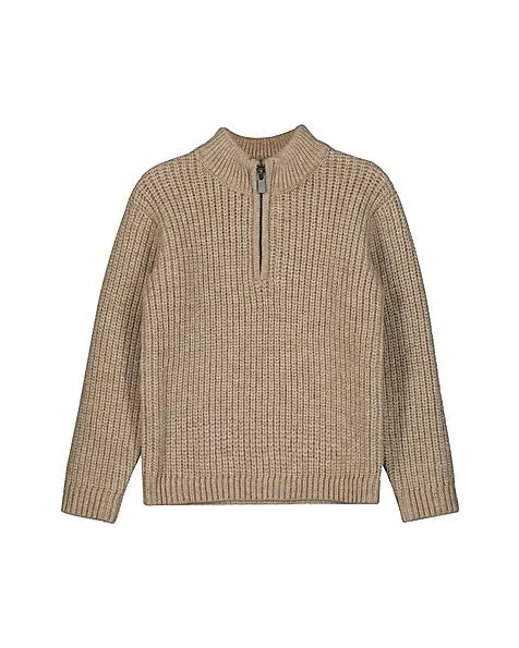Oasis Zipped Knit Pullover