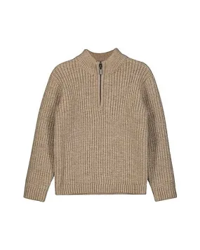 Oasis Zipped Knit Pullover