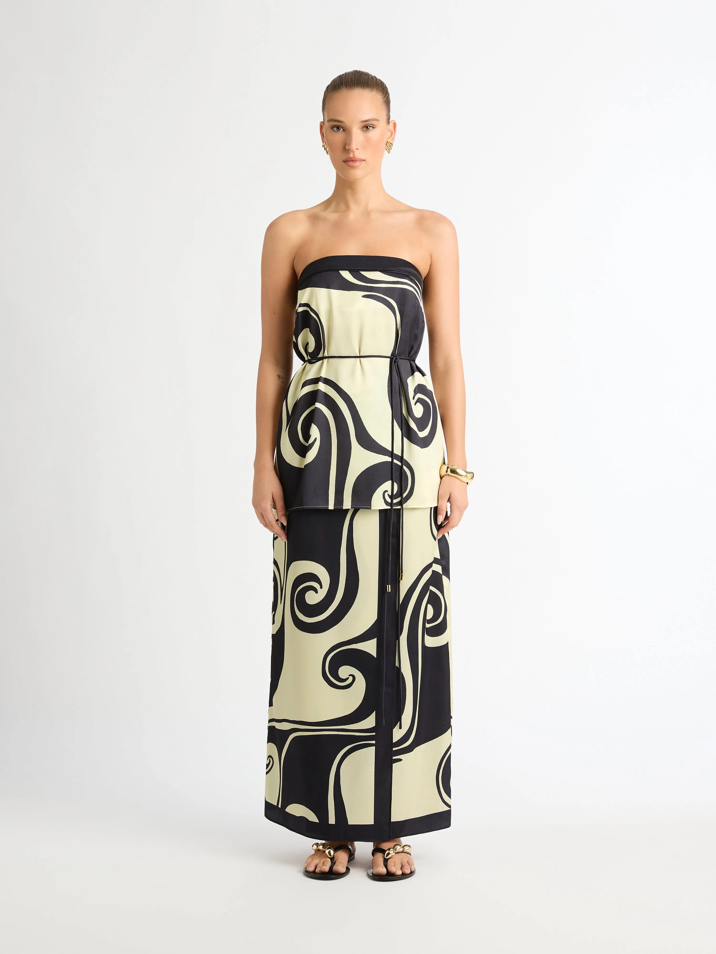 OCEANIC SWIRL TOP