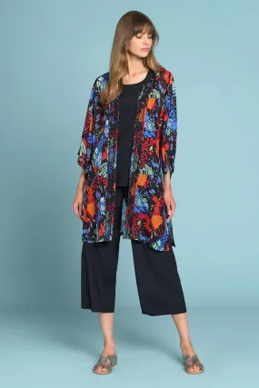 Olivia Newton-John Silk Kimono - Rainbow Butterfly