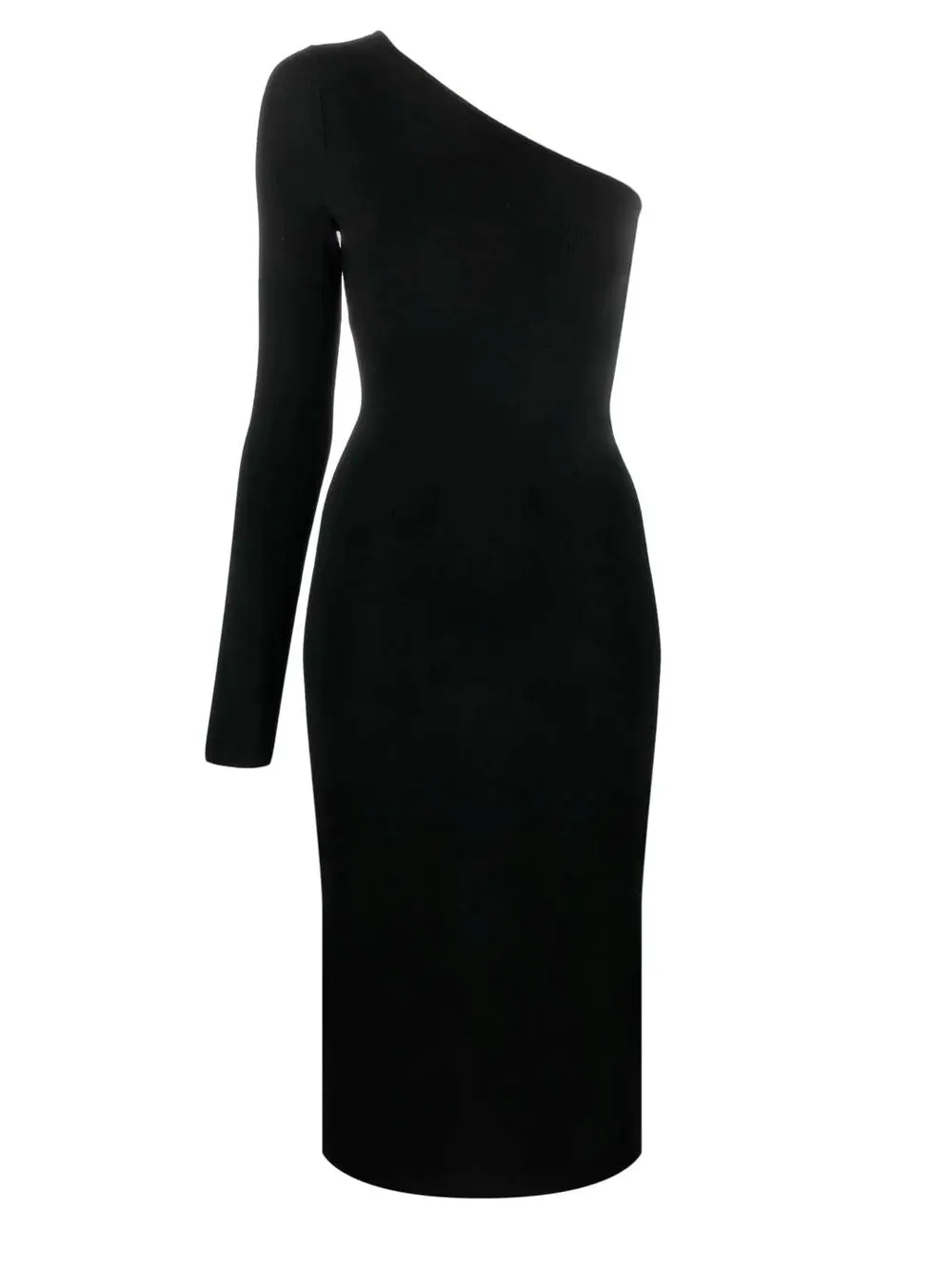 One shoulder midi dress
