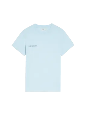 Organic Cotton Lightweight Fitted T-shirt—baby blue