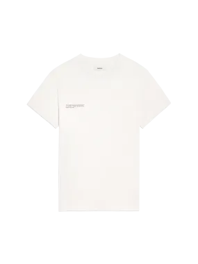 Organic Cotton Lightweight Fitted T-shirt—off-white